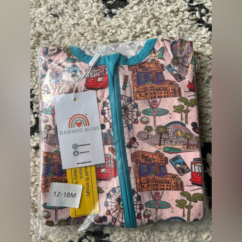 NIB disneyland icons bamboo bliss zippy